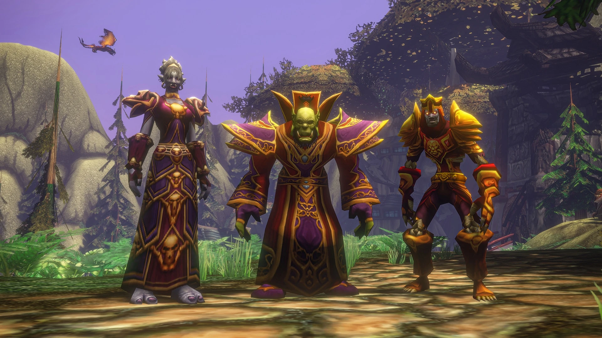 Official Blizzard World of Warcraft: Forever class and race artwork